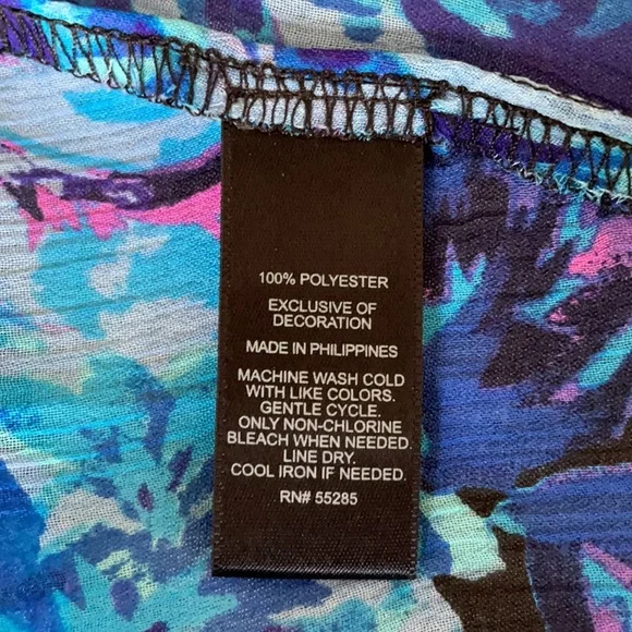 🌼NWOT Express kimono blue black size M - Picture 6 of 8